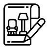 Office design support for commercial workspaces, including space planning, office layouts, and interior design consultation.