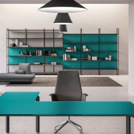 Luxury modern office desk with premium craftsmanship and timeless design
