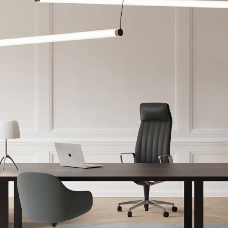 Premium ergonomic office seating with elegant contemporary styling