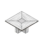 Square Shaped Table (8 Persons)