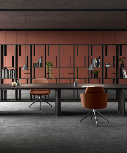 Elvira 1 - Rectangular & Barrel Shaped Meeting Table