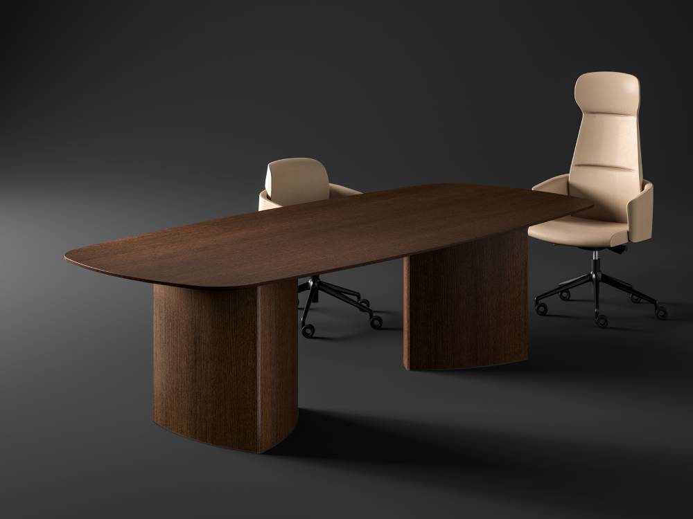 Tracy 2 - Barrel Shaped Meeting Table main image