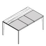 Desk with Leather Inlay