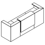 L2850 x D880 x H1165 mm