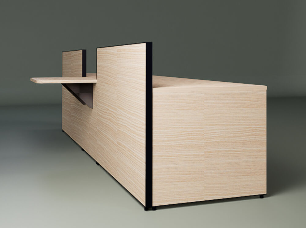 Oriaa 1 - Melamine Reception Desk with Return and DDA Access Unit 04 img