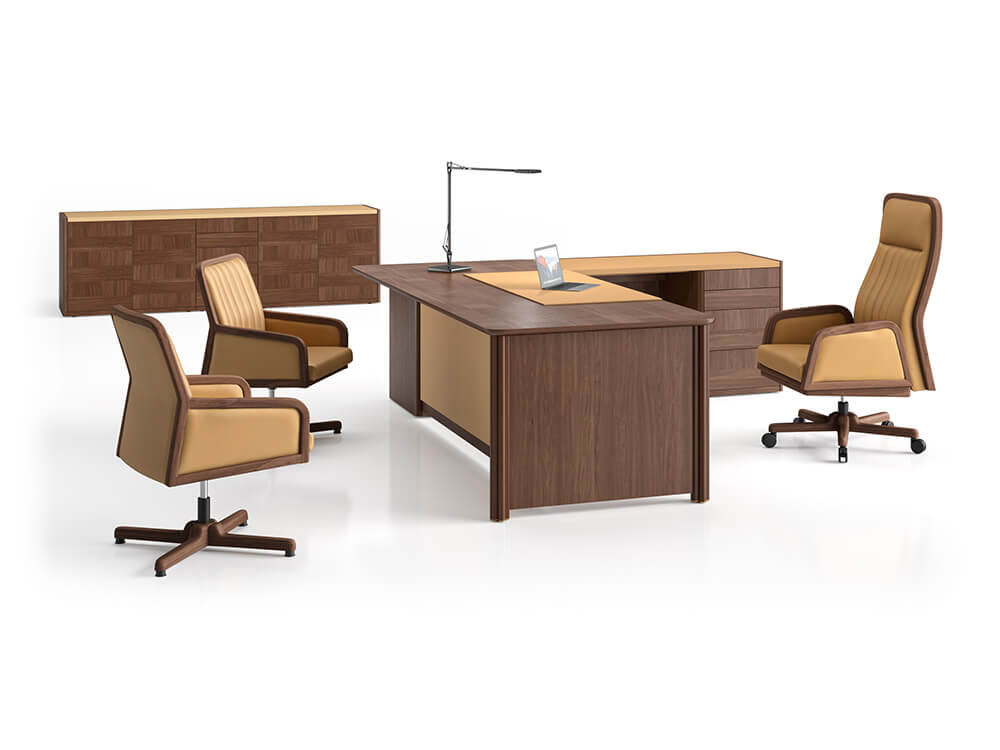 Alice – Classic Executive Desk With Modesty Panel And Optional Return Pedestal 09 Img