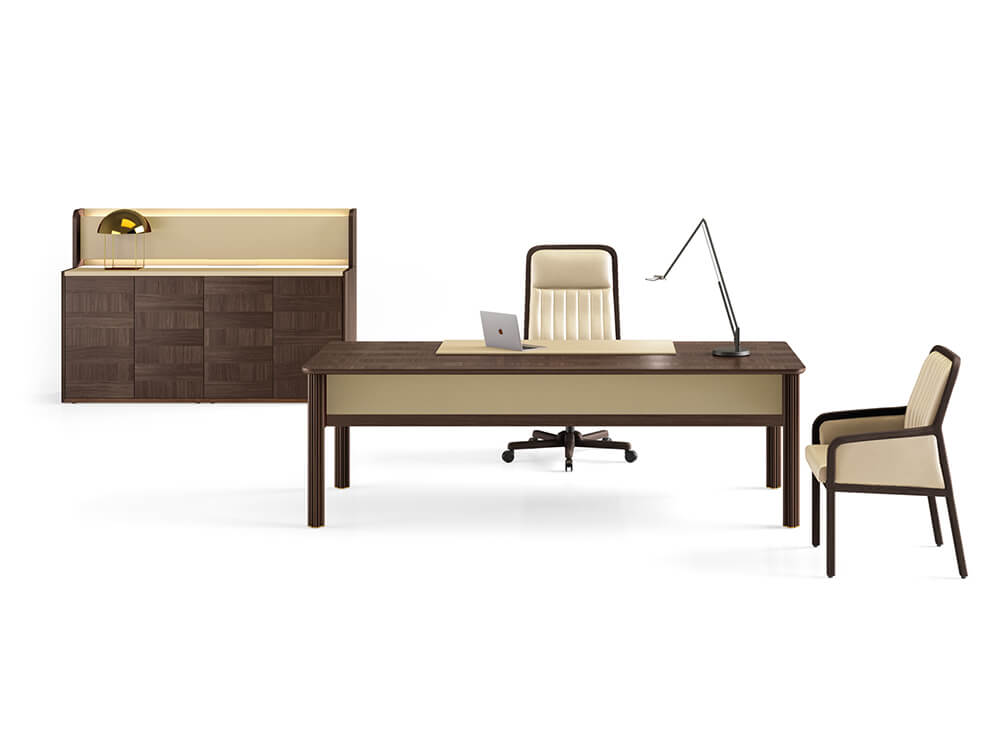 Alice – Classic Executive Desk With Modesty Panel And Optional Return Pedestal 10 Img