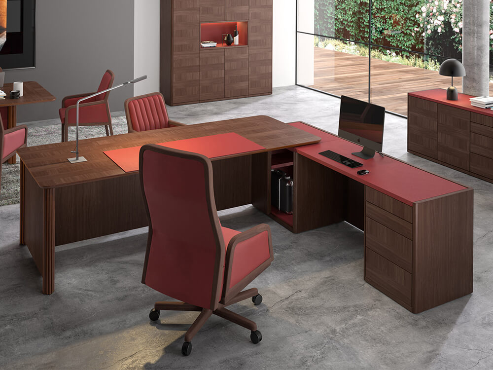 Alice – Classic Executive Desk With Modesty Panel And Optional Return Pedestal 11 Img