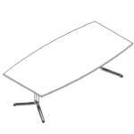 Medium Barrel Shaped Meeting Table (12 and 14 Persons)