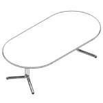 Medium D End Shaped Meeting Table (12 and 14 Persons)
