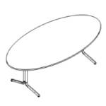 Medium Oval Shaped Meeting Table (12 Persons)