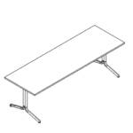 Medium Rectangular Shaped Meeting Table (12 and 14 Persons)