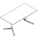 Small Rectangular Shaped Table (4, 6 and 10 Persons)