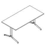 Small Rectangular Shaped Table (4, 6 and 10 Persons)