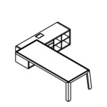 Desk (D600 Credenza Unit)