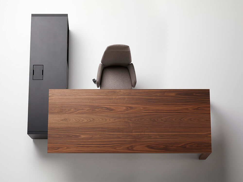 Talon – Modern Executive Desk with Credenza Unit and Optional Modesty Panel 01 img