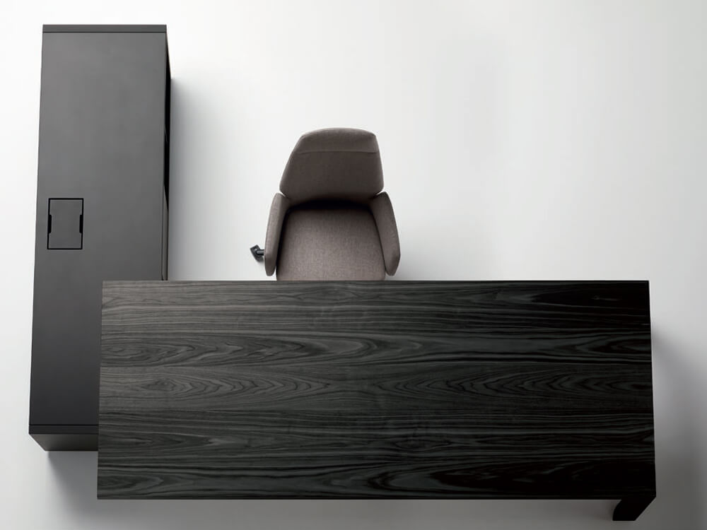 Talon – Modern Executive Desk with Credenza Unit and Optional Modesty Panel 04 img