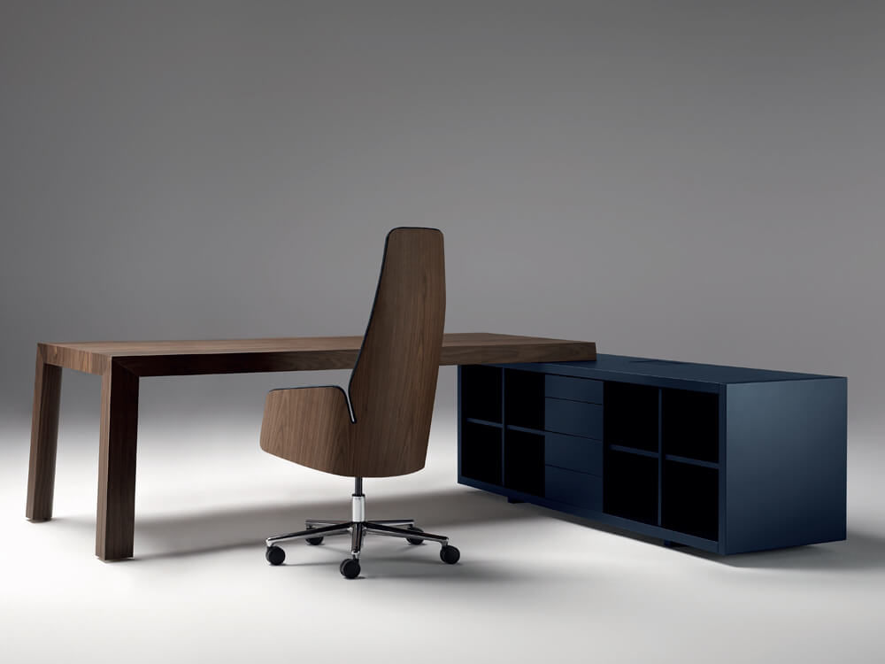 Talon – Modern Executive Desk with Credenza Unit and Optional Modesty Panel 07 img