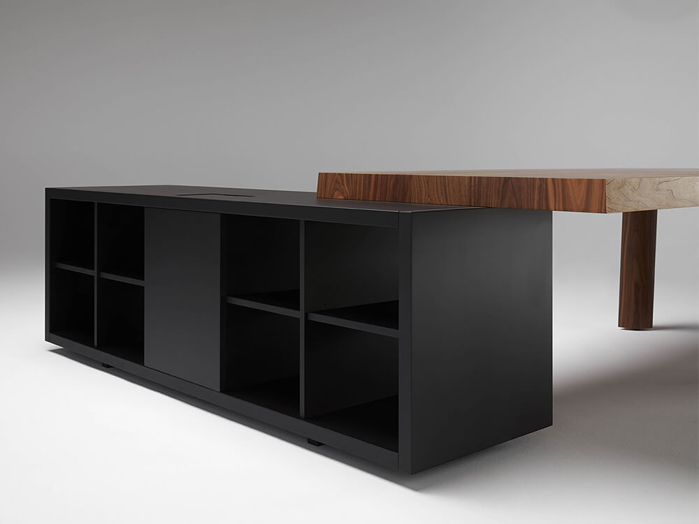 Talon – Modern Executive Desk with Credenza Unit and Optional Modesty Panel 13 img