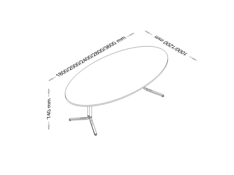Tommy 1 – Rectangular, Oval, Barrel & D End Shape Meeting Table with Y Leg Dimensions img1 Tommy 1 – Rectangular, Oval, Barrel & D End Shape Meeting Table with Y Leg Dimensions img1