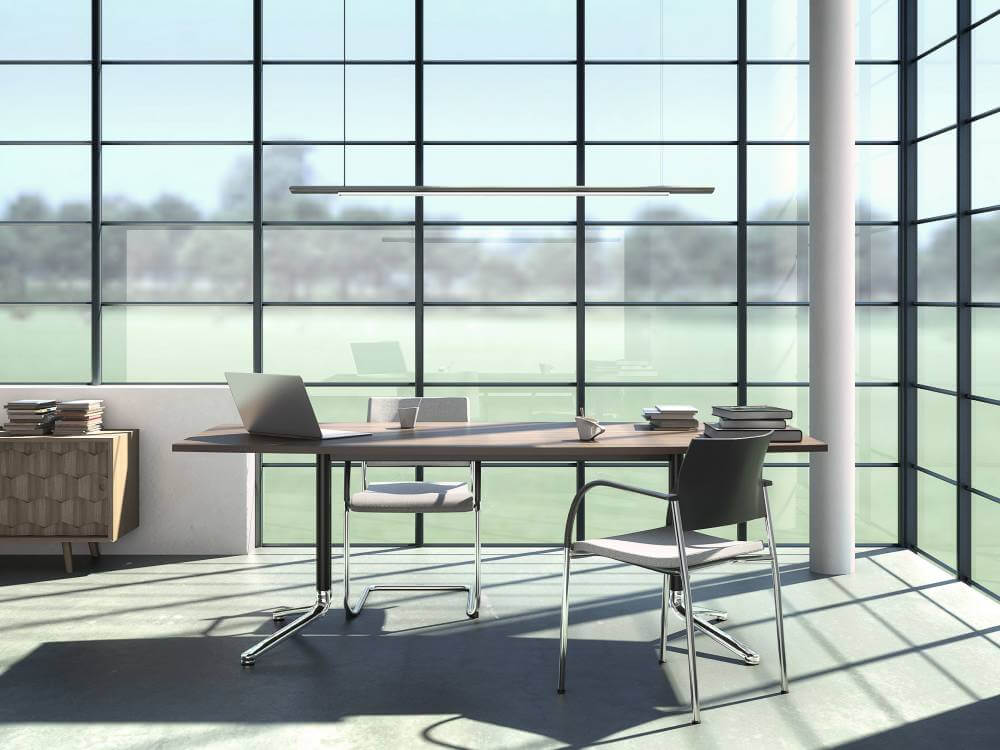 Tommy 1 – Rectangular, Oval, Barrel & D End Shape Meeting Table with Y Leg Main Img