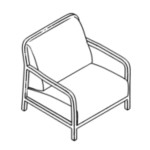 L870 x D830 x H880 mm (One Seater)