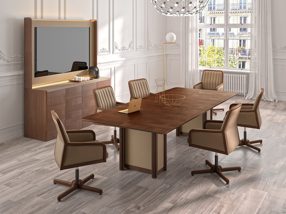 Alice 1 – Classic Square and Rectangular Meeting Table Main Img