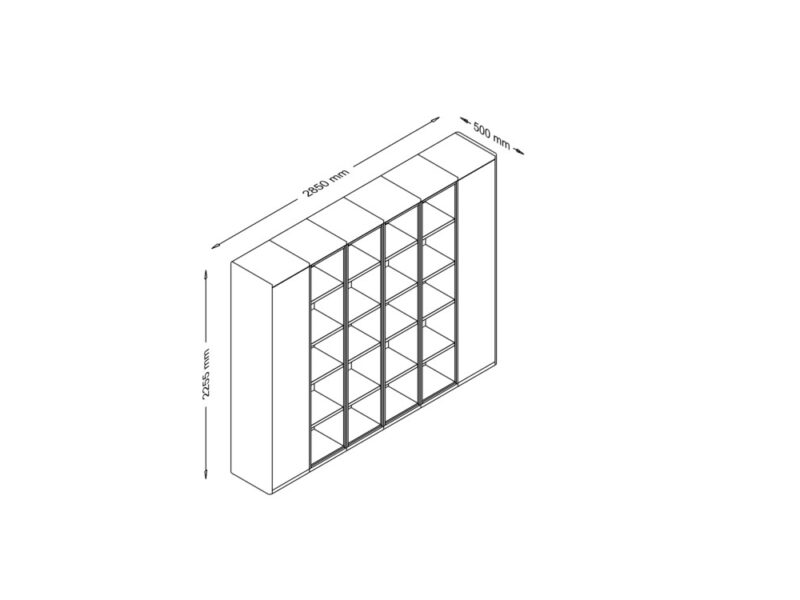 Alice 3 - Classic High Storage Unit size img Alice 3 - Classic High Storage Unit size img