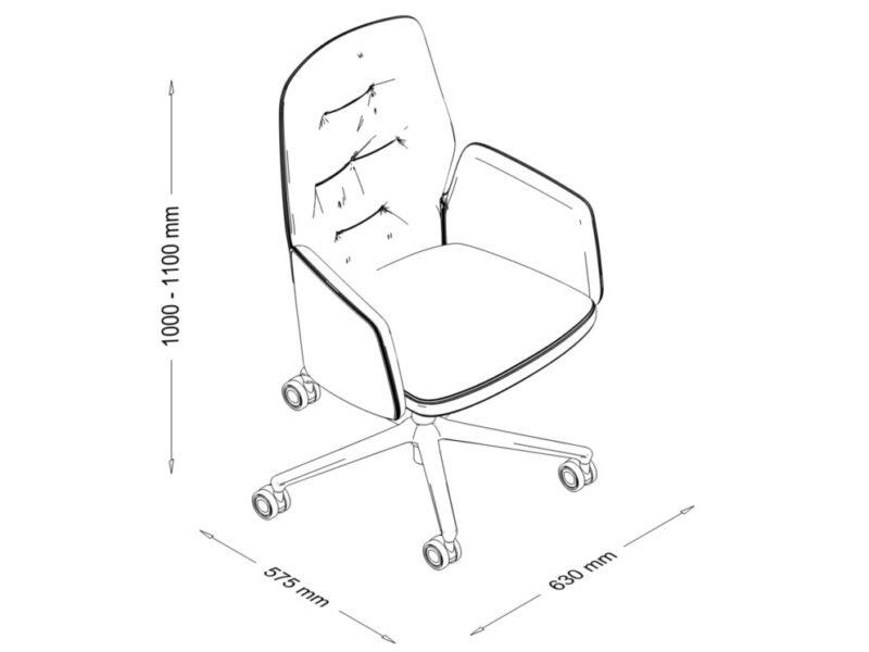 Carter - Low, Medium and High Back Executive Chair With Upholstered Or Wood Finish Back Dimensions Img Carter - Low, Medium and High Back Executive Chair With Upholstered Or Wood Finish Back Dimensions Img