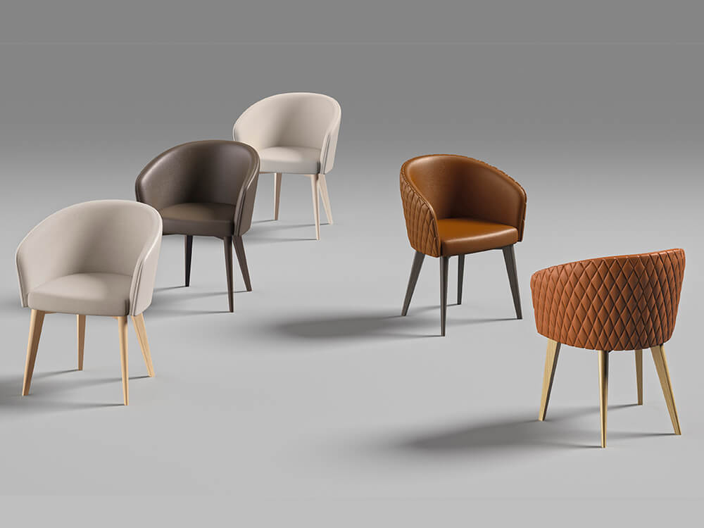 Catalina 1 - Classic Multipurpose Chair With Wood Finish Base 02 img