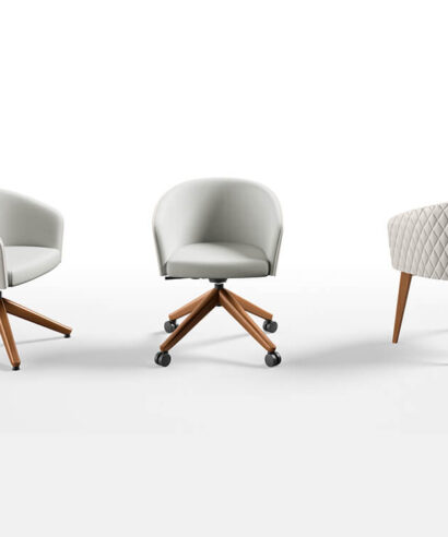Catalina 1 - Classic Multipurpose Chair with Wood Finish Base