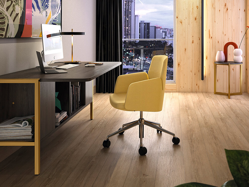 Chana - Low, Medium and High Back Executive Chair With Upholstered Or Wood Finish Back 01 img
