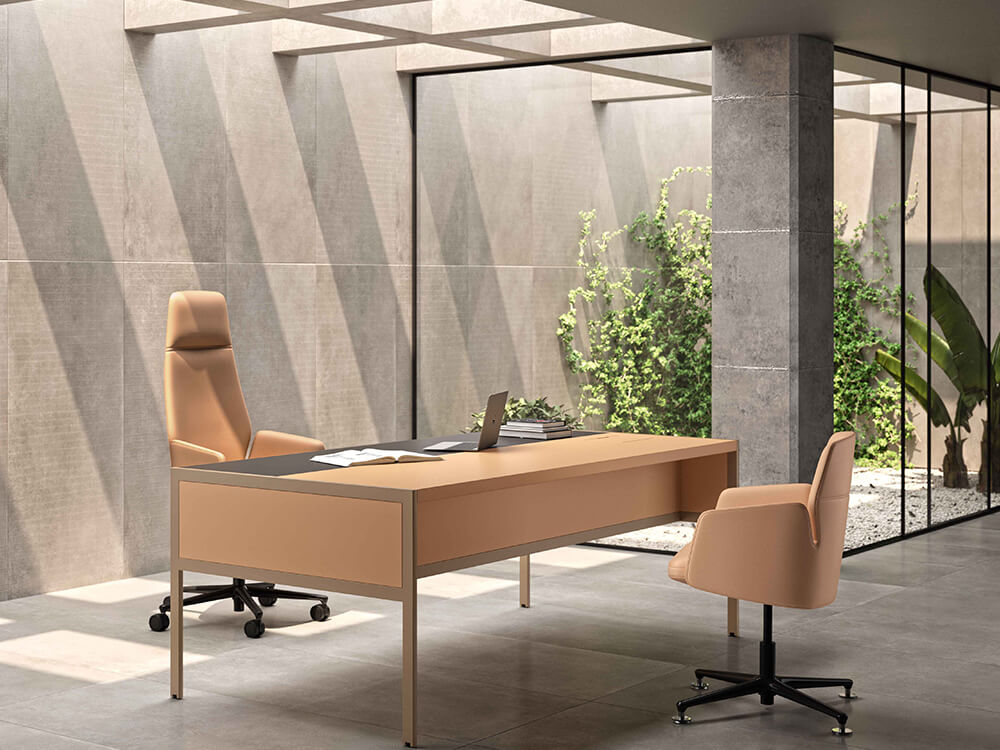 Chana - Low, Medium and High Back Executive Chair With Upholstered Or Wood Finish Back 08 img