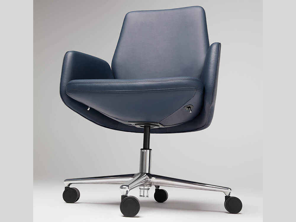 Chana - Low, Medium and High Back Executive Chair With Upholstered Or Wood Finish Back 11 img