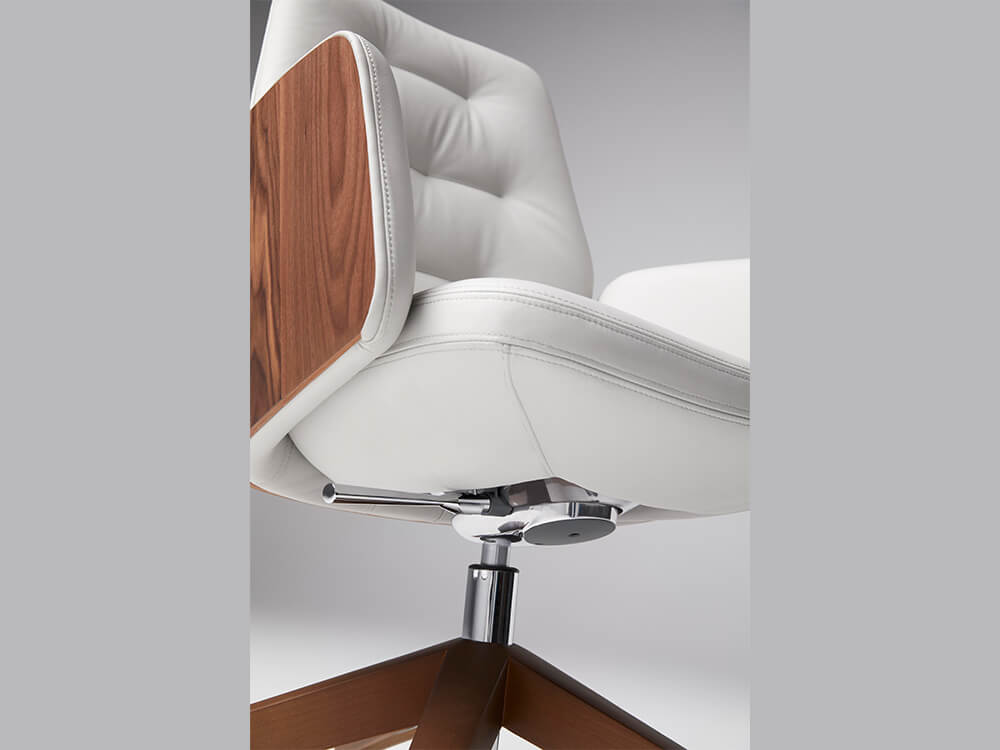 Chana - Low, Medium and High Back Executive Chair With Upholstered Or Wood Finish Back 13 img