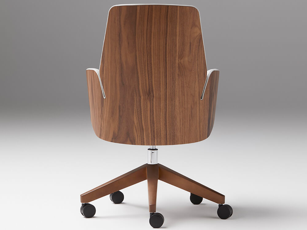 Chana - Low, Medium and High Back Executive Chair With Upholstered Or Wood Finish Back 15 img