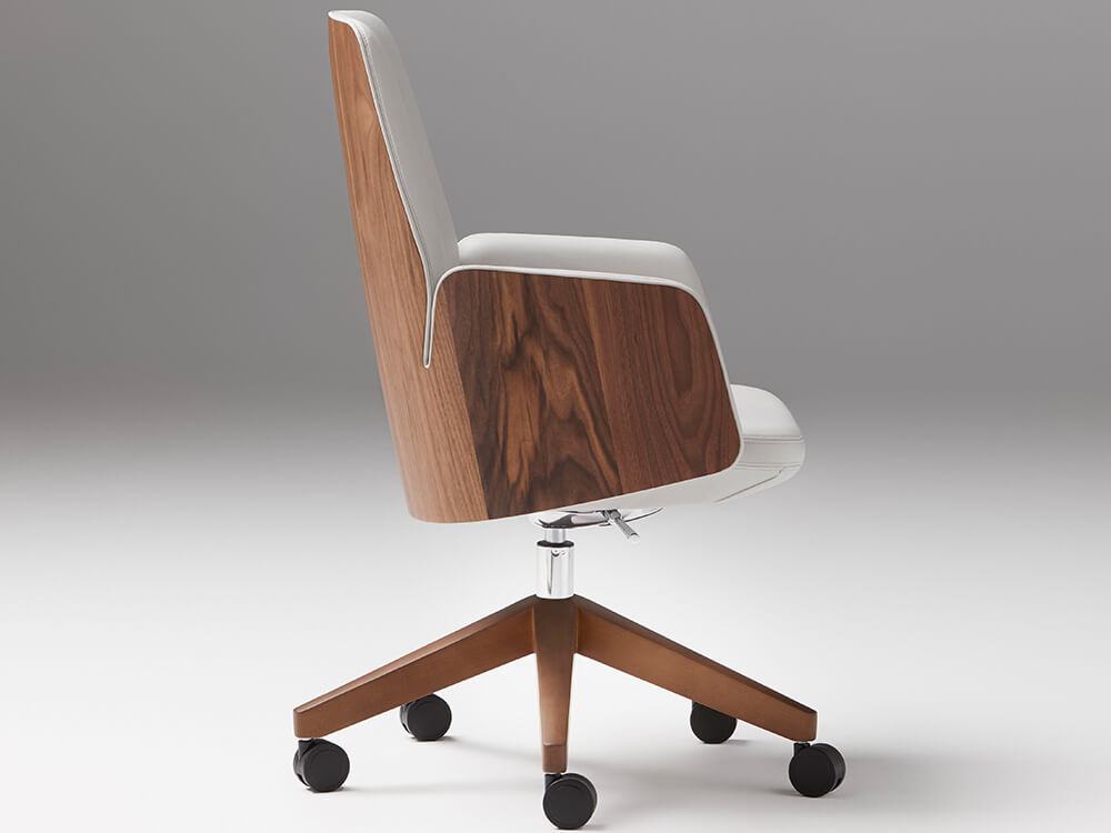 Chana - Low, Medium and High Back Executive Chair With Upholstered Or Wood Finish Back 16 img