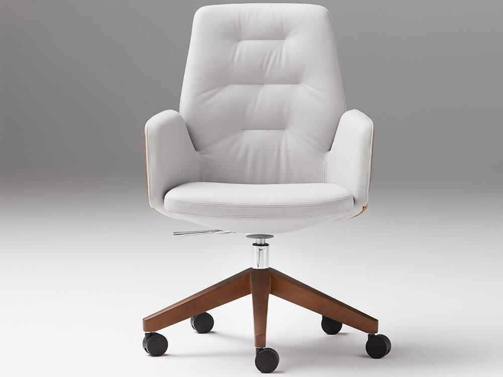 Chana - Low, Medium and High Back Executive Chair With Upholstered Or Wood Finish Back 18 img