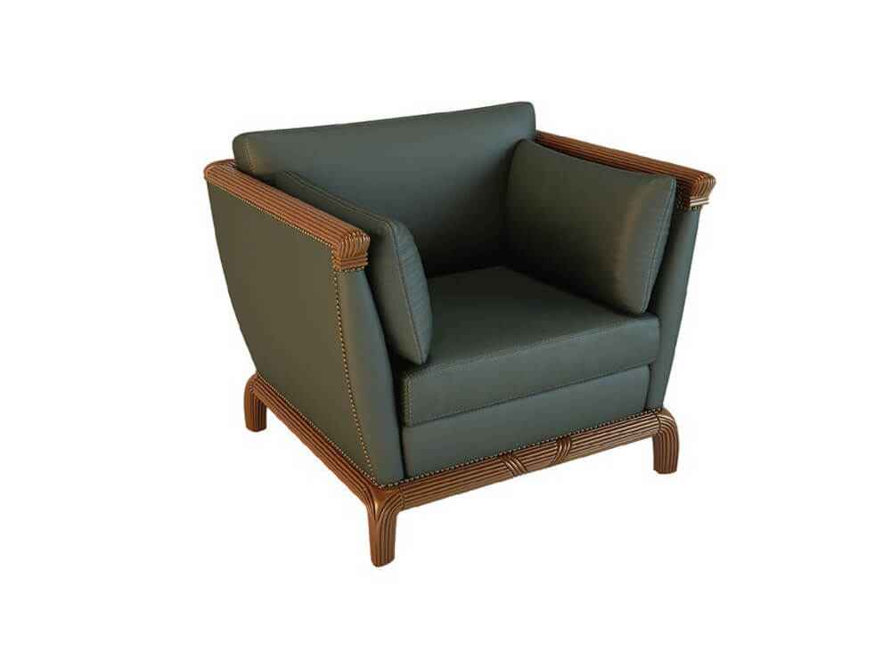 Esteban 1 - Classic One, Two And Three Seater Sofa With Curved Wood Finish Legs 03 img