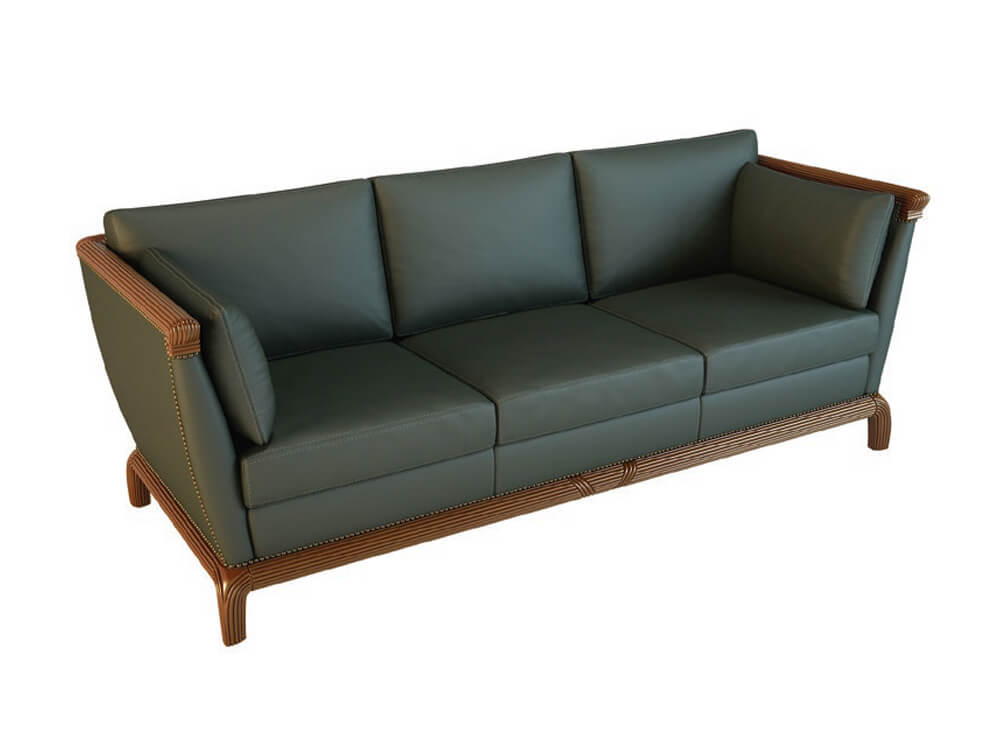 Esteban 1 - Classic One, Two And Three Seater Sofa With Curved Wood Finish Legs 05 img