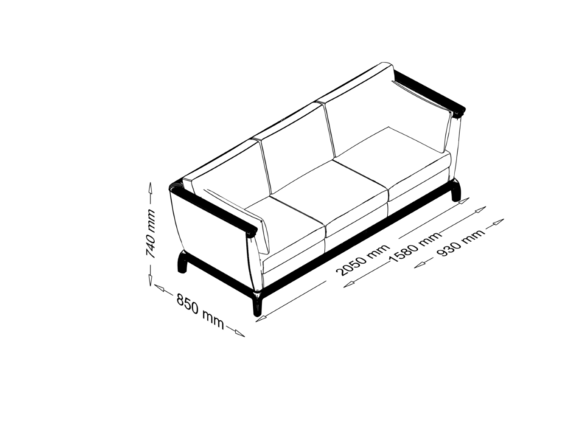 Esteban 1 - Classic One, Two And Three Seater Tufted Upholstery Sofa Size img Esteban 1 - Classic One, Two And Three Seater Tufted Upholstery Sofa Size img