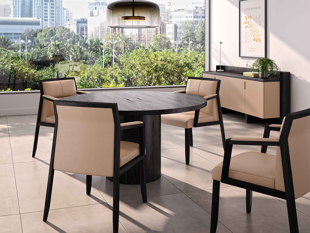 Franca 1 – Round Shaped Meeting Table 02 Img