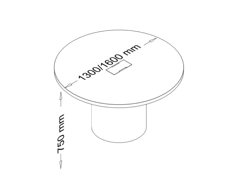 Franca 1 – Round Shaped Meeting Table Size Img Franca 1 – Round Shaped Meeting Table Size Img