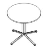 Round Shaped Meeting Table with Four Leg (2 and 4 Persons)