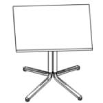 Square Shaped Meeting Table with Four Leg (2 and 4 Persons)