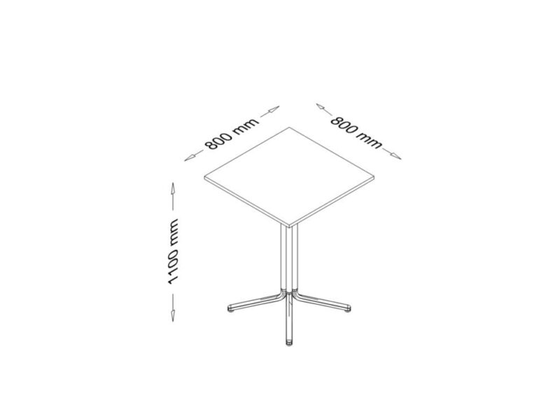 Tommy 4 – Round and Square Shape Meeting Table Dimensions iMg Tommy 4 – Round and Square Shape Meeting Table Dimensions iMg