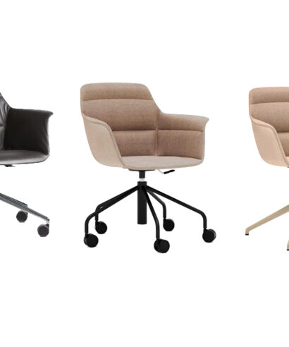 Ellyse 1 - Super Soft Chair with 4 and 5 Star Base Leg