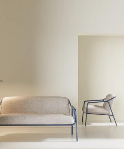 Quincy 1 - Tubular Metal Frame One, Two and Three Seater Sofa