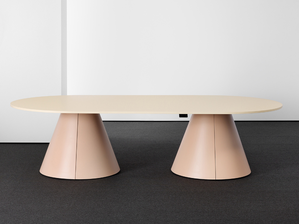 Conevia – D End Shape Meeting Table Main Image