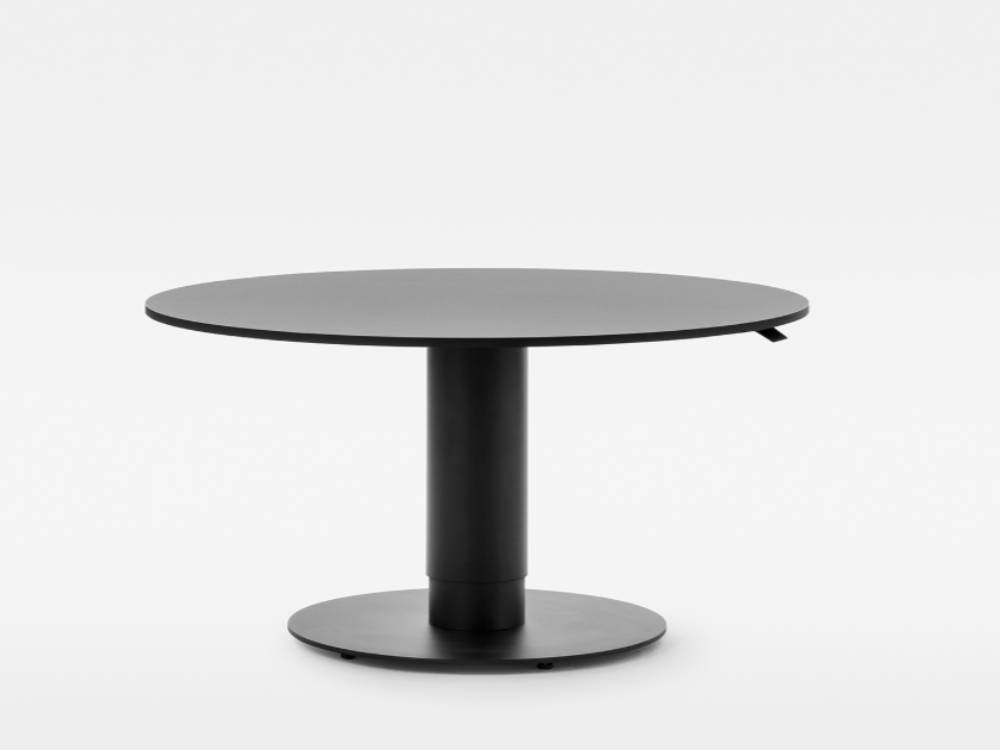 Flora - Round Shape Height Adjustable Meeting Table 01 Img